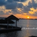 House for sale in San Pedro Belize _Sunset from back deck