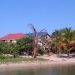 Belize oceanfront home for sale Hopkins View from Sea