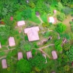 Belize Mopan River Resort Style Property Aerial View
