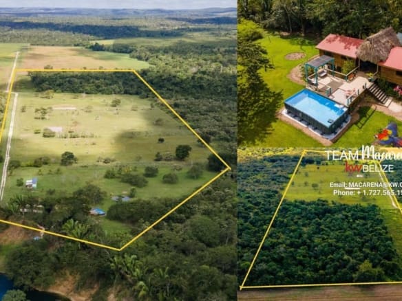 Belize 30 Acres Riverfront Property
