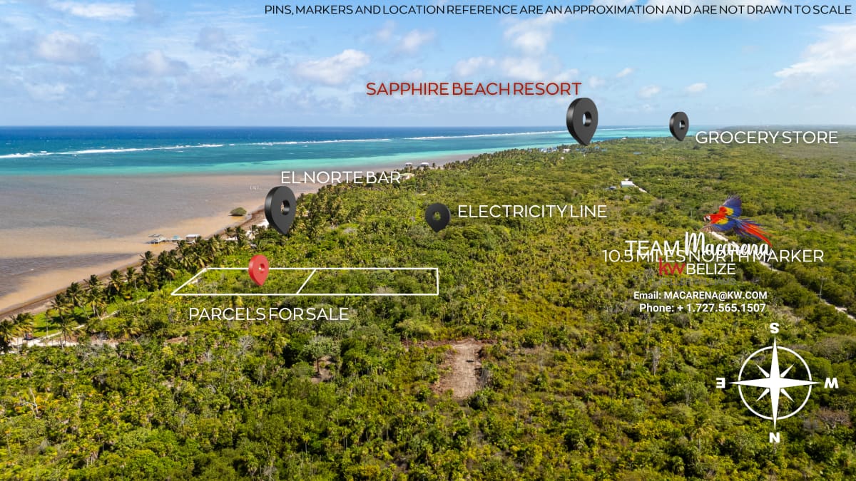 Beachfront Land in Ambergris Caye3 Beachfront Land in Ambergris Caye Belize
