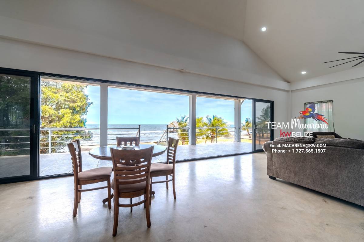 Luxury Belize Beachfront Home with Caribbean Views and Income Potential