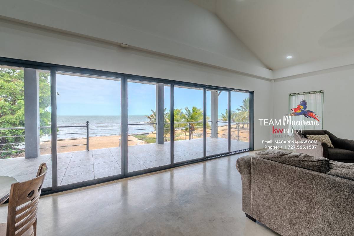 Luxury Belize Beachfront Home with Caribbean Views and Income Potential
