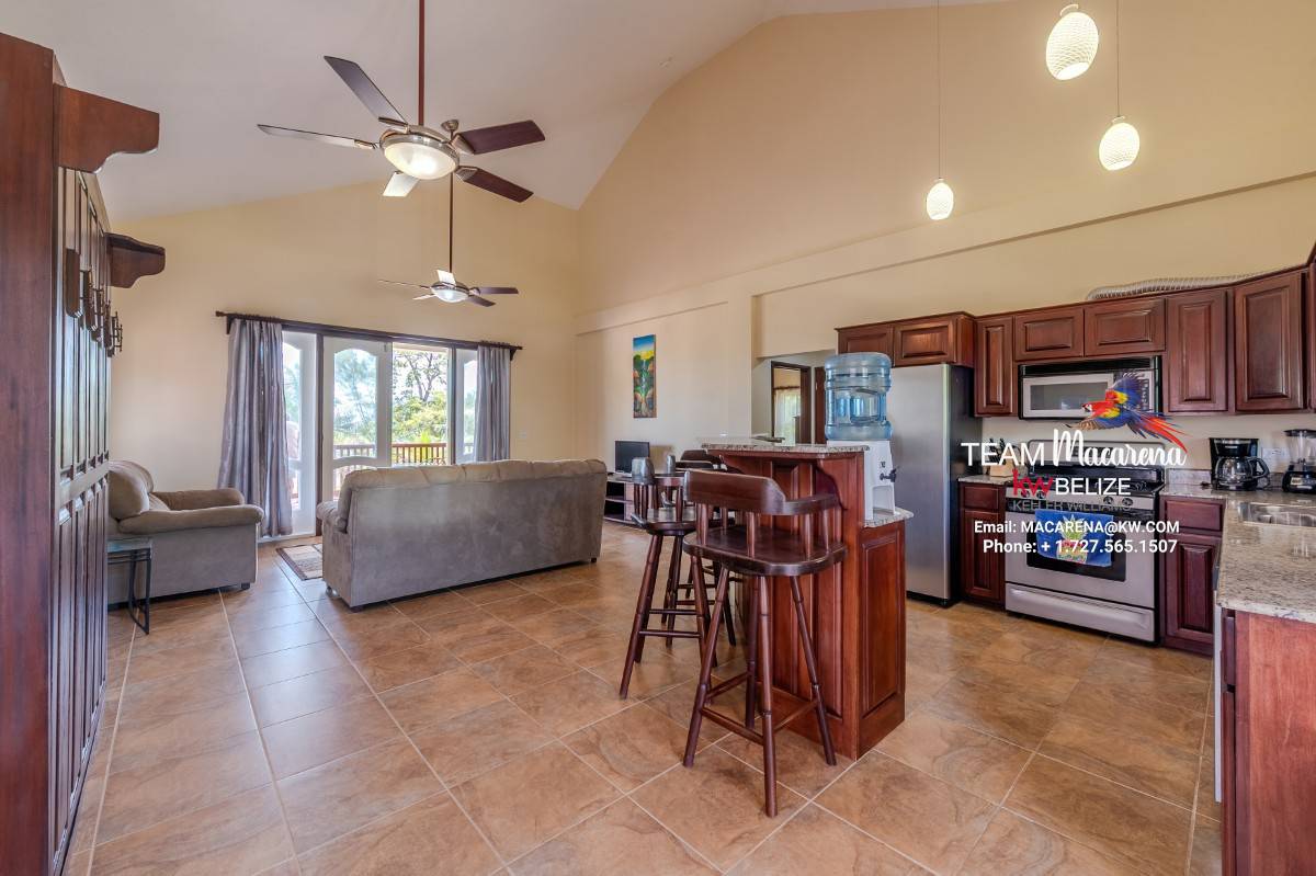 Caribbean Sea View Waterfront Home in Hopkins Belize