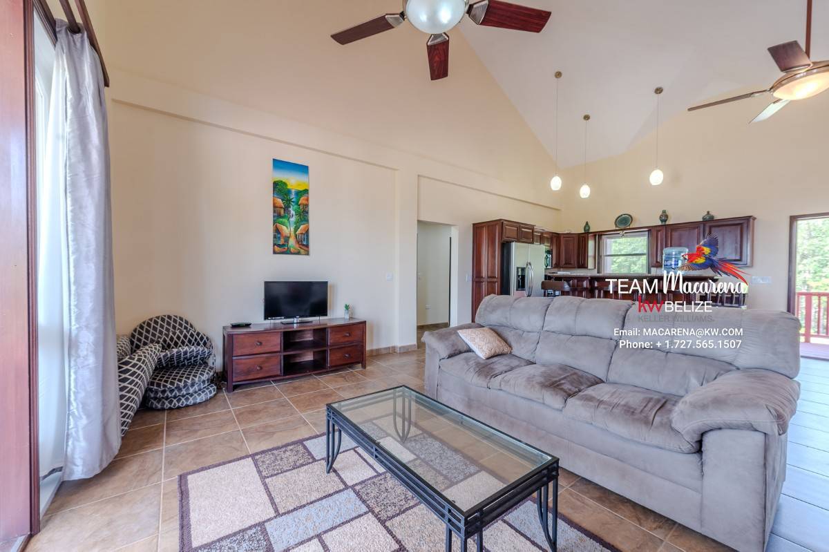 Caribbean Sea View Waterfront Home in Hopkins Belize