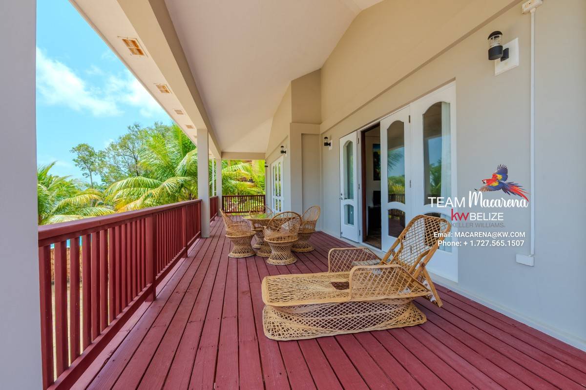 Caribbean Sea View Waterfront Home in Hopkins Belize