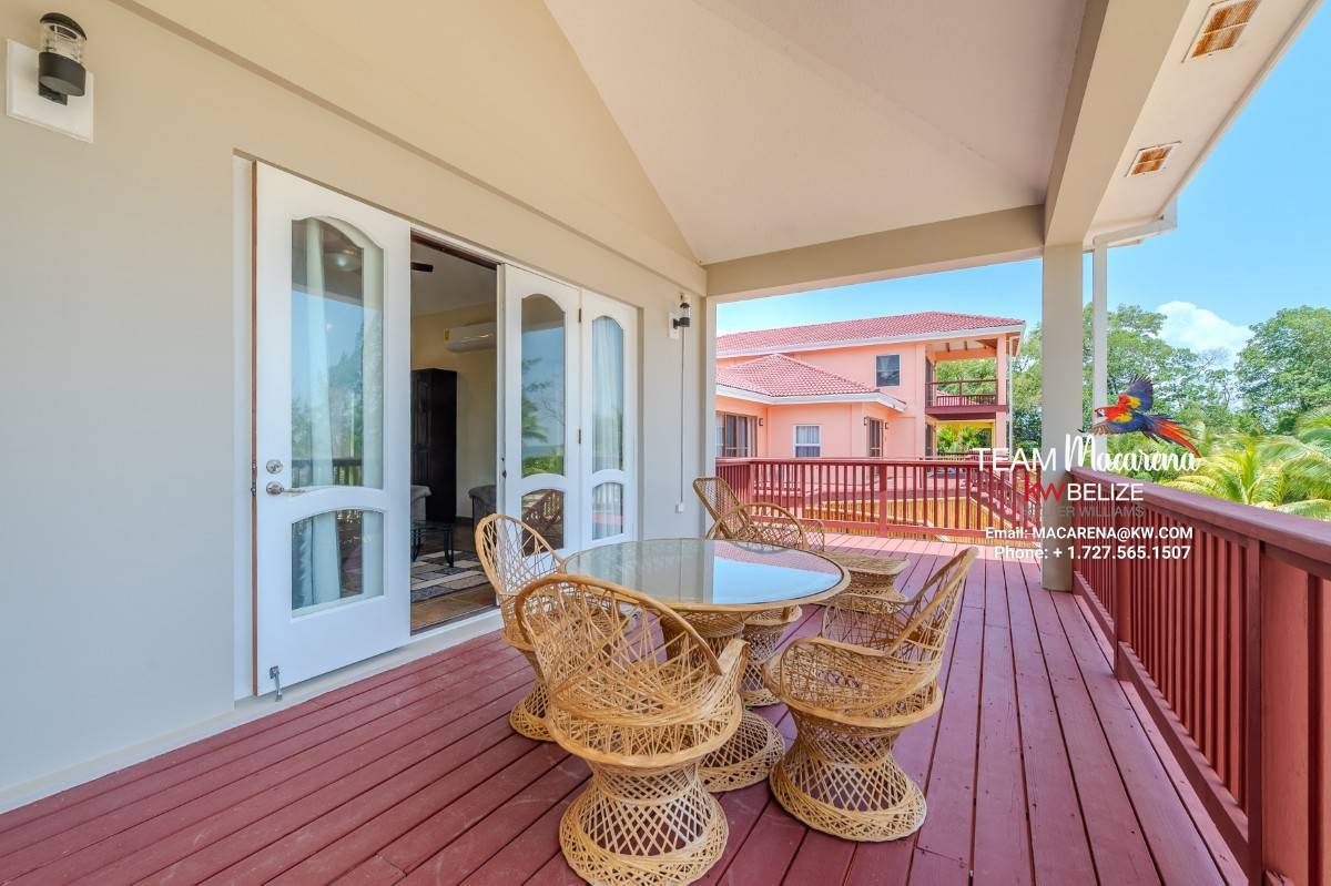 Caribbean Sea View Waterfront Home in Hopkins Belize