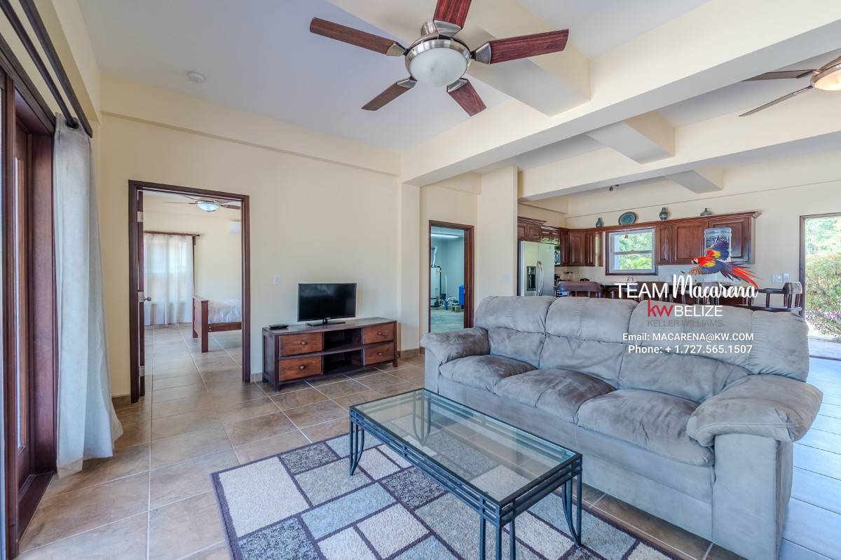 Caribbean Sea View Waterfront Home in Hopkins Belize