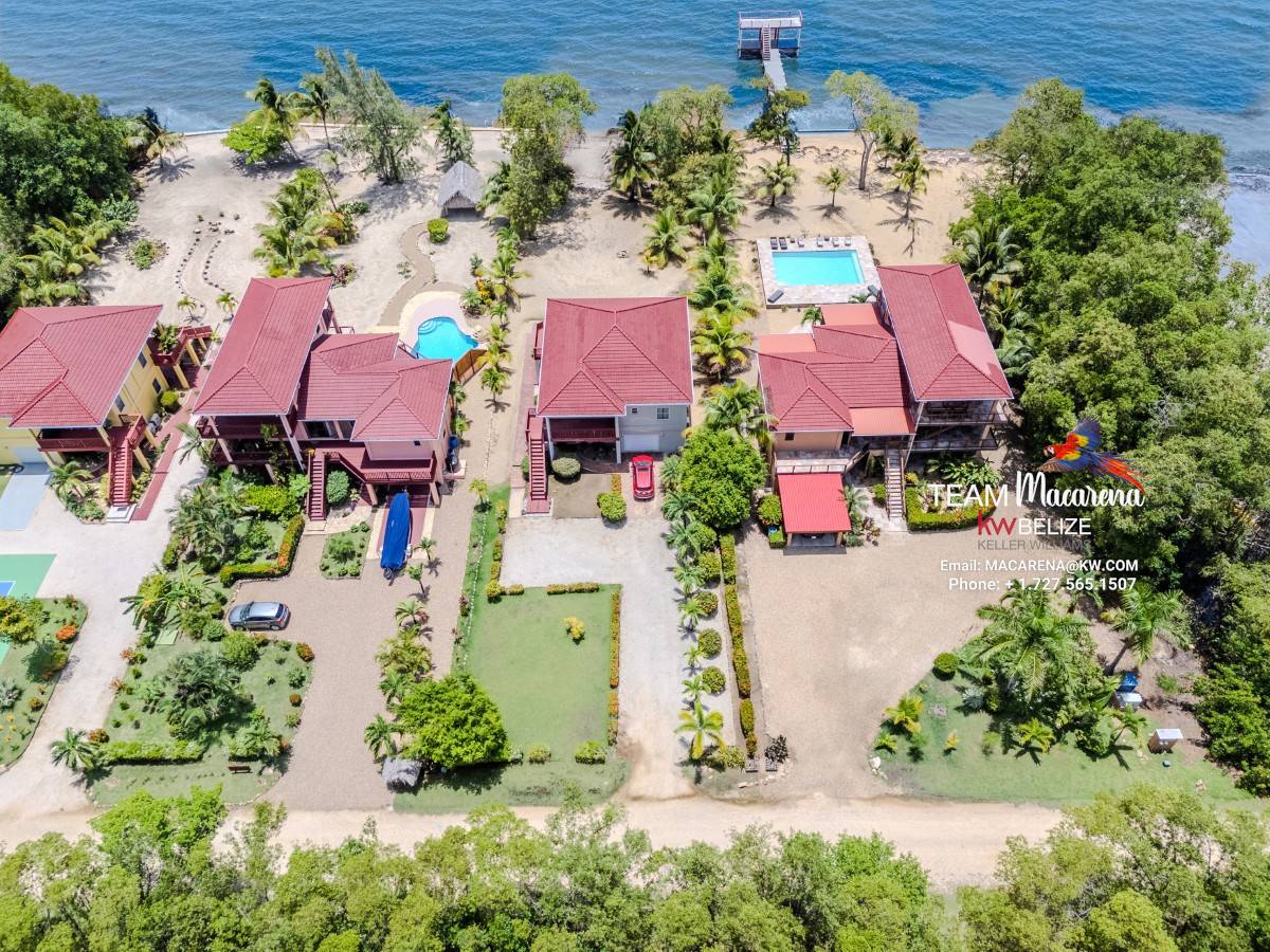 Caribbean Sea View Waterfront Home in Hopkins Belize