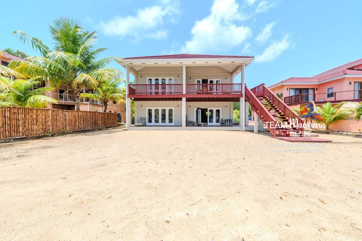 Caribbean Sea View Waterfront Home in Hopkins Belize