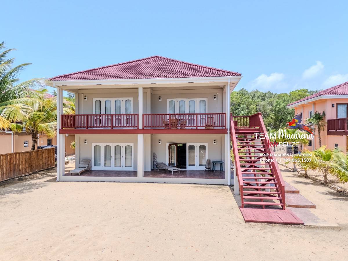 Caribbean Sea View Waterfront Home in Hopkins Belize