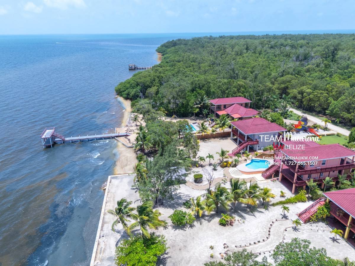 Caribbean Sea View Waterfront Home in Hopkins Belize
