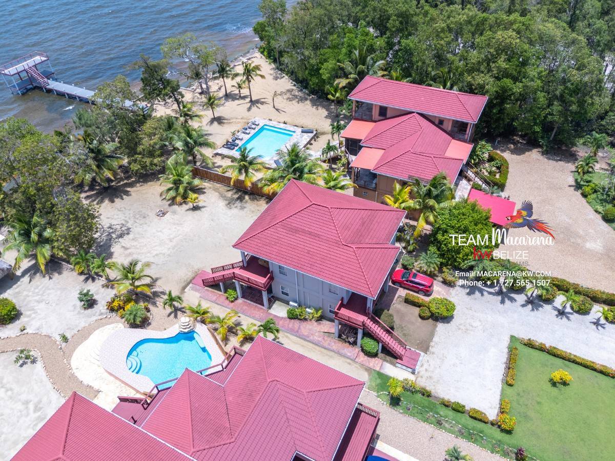 Caribbean Sea View Waterfront Home in Hopkins Belize